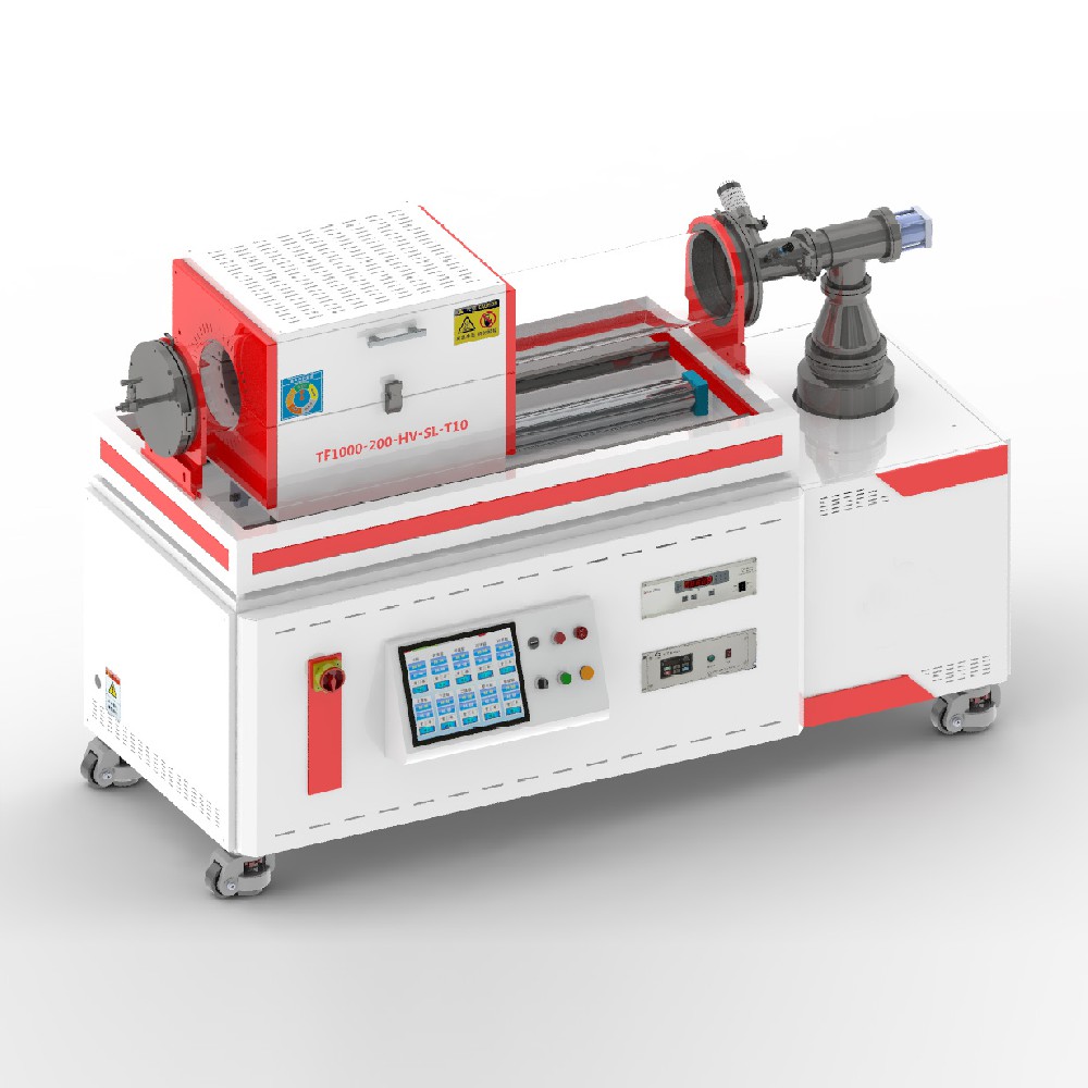 鎳鈦合金熱處理 TF1000-200-HV-SL-T10高真空管式爐